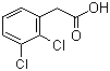 2,3-Dichlorophenylacetic acid molecular structure (CAS 10236-60-9)