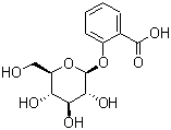 2-O-beta-Glucopyranosylsalicylic acid molecular structure (CAS 10366-91-3)