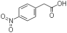 structure of CAS# 104-03-0, 4-Nitrophenylacetic acid;4-Nitrobenzeneacetic acid; 2-(4-Nitrophenyl)acetic acid