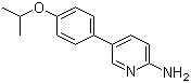 结构式 CAS# 1044239-22-6, 5-[4-(异丙氧基)苯基]-2-氨基吡啶