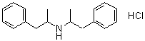 alpha-Methyl-N-(1-methyl-2-phenylethyl)benzeneethanamine hydrochloride molecular structure (CAS 10509-87-2)