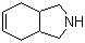 结构式 CAS# 10533-30-9, 2,3,3A,4,7,7a-六氢-1H-异吲哚