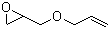 structure of CAS# 106-92-3, Allyl glycidyl ether;Allyl 2,3-epoxypropyl ether; 1-Allyloxy-2,3-epoxypropane