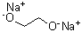 Ethylene glycol disodium salt molecular structure (CAS 10604-71-4)