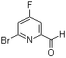 6-Bromo-4-fluoro-2-pyridinecarboxaldehyde molecular structure (CAS 1060809-22-4)