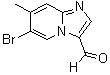 6-Bromo-7-methylimidazo[1,2-a]pyridine-3-carboxaldehyde molecular structure (CAS 1072944-75-2)