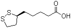 structure of CAS# 1077-27-6, 5-[(3S)-Dithiolan-3-yl]pentanoic acid