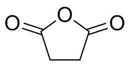 Succinic anhydride molecular structure (CAS 108-30-5)