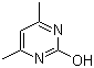 结构式 CAS# 108-79-2, 4,6-二甲基-2-羟基嘧啶
