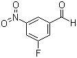 结构式 CAS# 108159-96-2, 5-硝基-3-氟苯甲醛