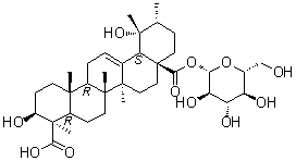 结构式 CAS# 108524-93-2, 毛冬青皂苷 A1