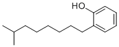 Isononylphenol molecular structure (CAS 11066-49-2)