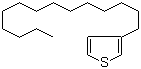 结构式 CAS# 110851-66-6, 3-十四烷基噻吩