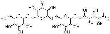 Verbascotetraose molecular structure (CAS 1111-08-6)