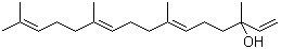 structure of CAS# 1113-21-9, Geranyl linalool;3,7,11,15-Tetramethyl-1,6,10,14-hexadecatetraene-3-ol