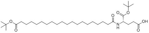 结构式 CAS# 1119061-70-9, C20-Otbu-glu-otbu