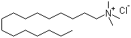十六烷基三甲基氯化铵分子结构 (CAS 112-02-7)