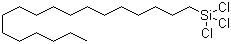 structure of CAS# 112-04-9, Octadecyltrichlorosilane;Trichlorooctadecylsilane