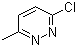 3-Chloro-6-methylpyridazine molecular structure (CAS 1121-79-5)