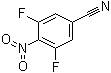 结构式 CAS# 1123172-88-2, 3,5-二氟-4-硝基苯甲腈
