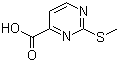 2-Methylthiopyrimidine-4-carboxylic acid molecular structure (CAS 1126-44-9)