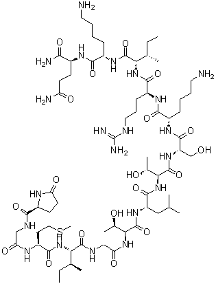 结构式 CAS# 114281-19-5, Levitide