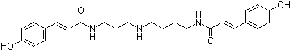 结构式 CAS# 114916-05-1, N1,N10-双(对香豆酰基)亚精胺