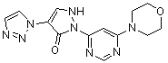 结构式 CAS# 1154028-82-6, Molidustat