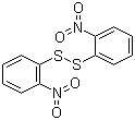 结构式 CAS# 1155-00-6, 双(2-硝基苯基)二硫化物; 2,2'-二硝基二苯二硫醚