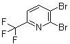结构式 CAS# 1159512-35-2, 2,3-二溴-6-(三氟甲基)吡啶