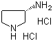 (3S)-(+)-3-Aminopyrrolidine dihydrochloride molecular structure (CAS 116183-83-6)