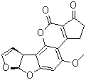 结构式 CAS# 1162-65-8, 黄曲霉毒素 B1