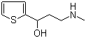 结构式 CAS# 116539-55-0, 3-甲基氨基-1-(2-噻吩基)-1-丙醇