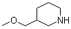 3-Methoxymethylpiperidine molecular structure (CAS 116574-72-2)