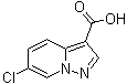 6-Chloropyrazolo[1,5-a]pyridine-3-carboxylic acid molecular structure (CAS 1167055-29-9)