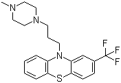 Trifluoperazine molecular structure (CAS 117-89-5)
