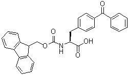 4-Benzoyl-N-[(9H-fluoren-9-ylmethoxy)carbonyl]-L-phenylalanine molecular structure (CAS 117666-96-3)