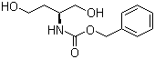 structure of CAS# 118219-23-1, (S)-2-Cbz-aminobutane-1,4-diol;(S)-(3-Hydroxy-1-hydroxymethylpropyl)carbamic acid benzyl ester