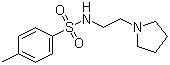 structure of CAS# 1188264-95-0, 4-Methyl-N-[2-(1-pyrrolidinyl)ethyl]benzenesulfonamide