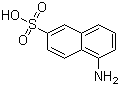 5-Amino-2-naphthalenesulfonic acid  molecular structure (CAS 119-79-9)