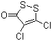 Dichloro-1,2-dithiacyclopentenone molecular structure (CAS 1192-52-5)