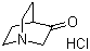 3-Quinuclidinone hydrochloride molecular structure (CAS 1193-65-3)
