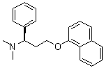 (R)-(-)-达泊西汀分子结构 (CAS 119357-36-7)