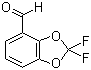 结构式 CAS# 119895-68-0, 2,2-二氟-1,3-苯并二恶茂-4-甲醛