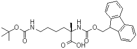 N6-[(1,1-Dimethylethoxy)carbonyl]-N2-[(9H-fluoren-9-ylmethoxy)carbonyl]-2-methyl-L-lysine molecular structure (CAS 1202003-49-3)