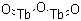 structure of CAS# 12036-41-8, Terbium oxide;Terbium(III) oxide; Diterbium trioxide