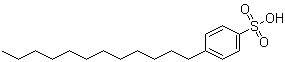structure of CAS# 121-65-3, 4-Dodecylbenzenesulfonic acid;NSC 85535; p-Dodecylbenzenesulfonic acid