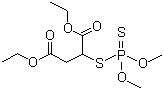 结构式 CAS# 121-75-5, 马拉硫磷; 马拉松; O,O-二甲基-S-[1,2-二(乙氧基羰基)乙基]二硫代磷酸酯