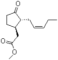 structure of CAS# 1211-29-6, Methyl jasmonate;(1R,2R)-3-Oxo-2-(2Z)-2-penten-1-ylcyclopentaneacetic acid methyl ester