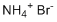 structure of CAS# 12124-97-9, Ammonium bromide;azanium bromide